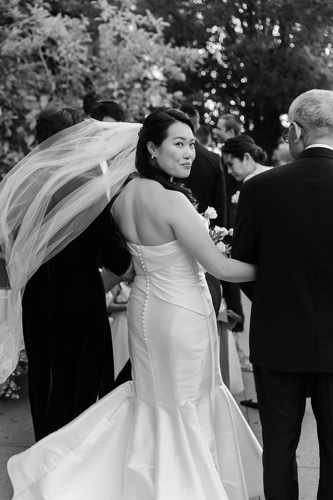 Bride Walking Down Aisle at Wythe Hotel Wedding