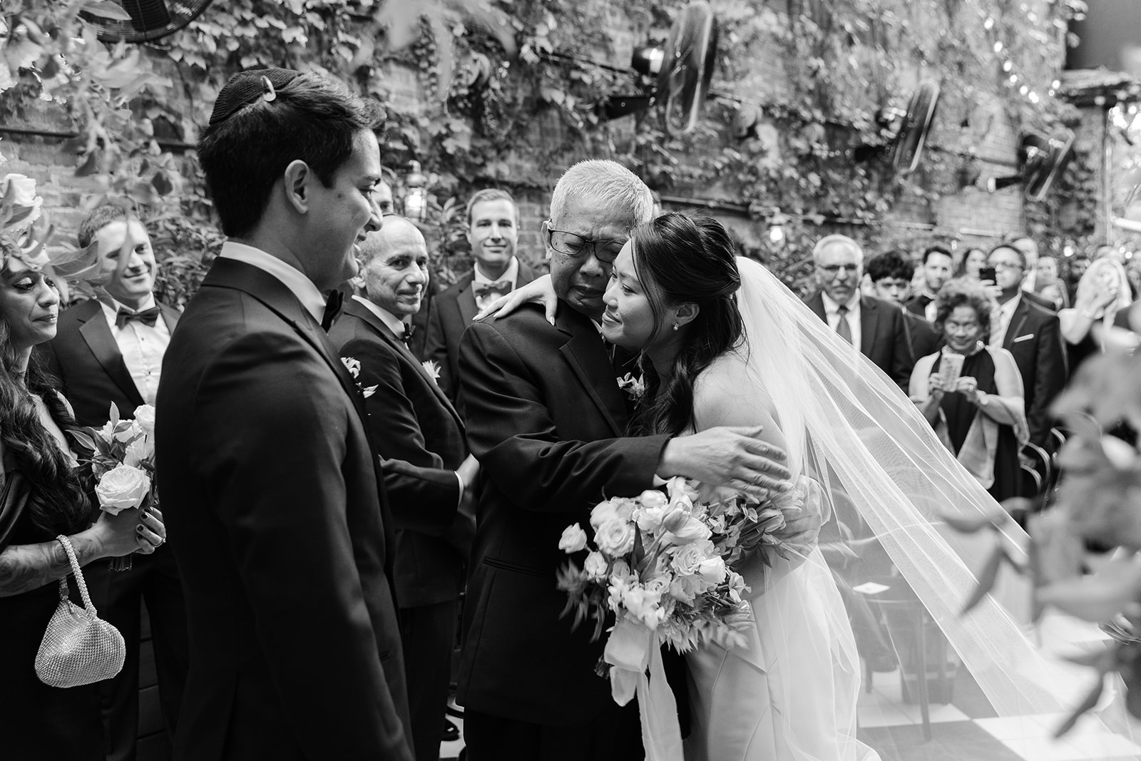 Wythe Hotel Wedding Ceremony in Garden Terrace