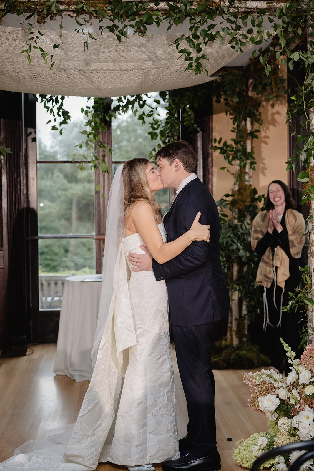 Wave Hill Garden Jewish Wedding Ceremony